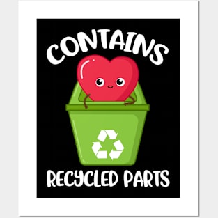Recycled Parts Funny Heart Disease Awareness Gift Posters and Art